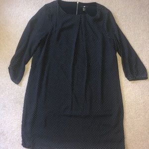 H&M black polka dot dresss